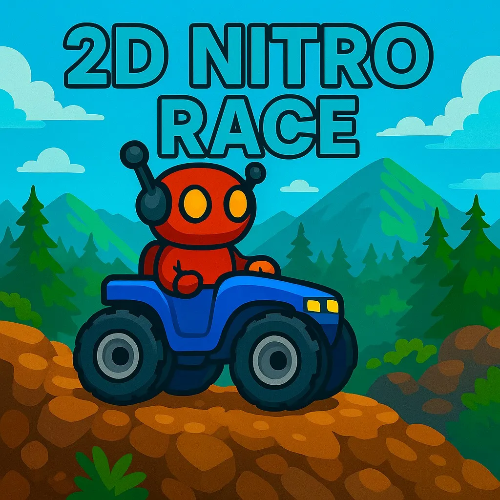 2D Nitro Yarış: Hız Tutkunları Buraya! 🚗💨