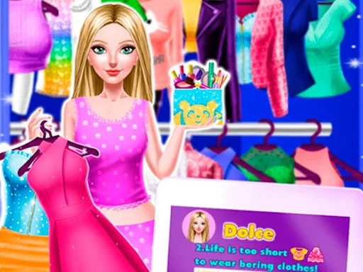 Barbie'yi Giydir: Moda Kraliçesi Ol!