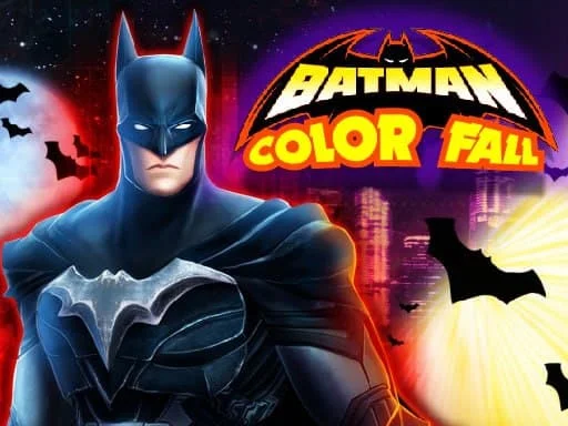 Batman Renk Düşürme Bulmacası: Gotham'ı Kurtar!