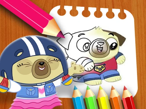 Chip ve Patates Boyama Kitabı: Renklerin Dünyasına Dal!