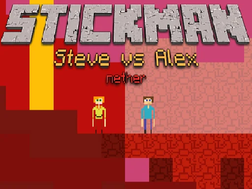 Çöp Adam Steve vs Alex - Nether'ın Krallığı!