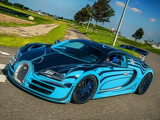 Fransız Lüks Otomobiller Puzzle: Parçaları Birleştir, Hayallere Dal!