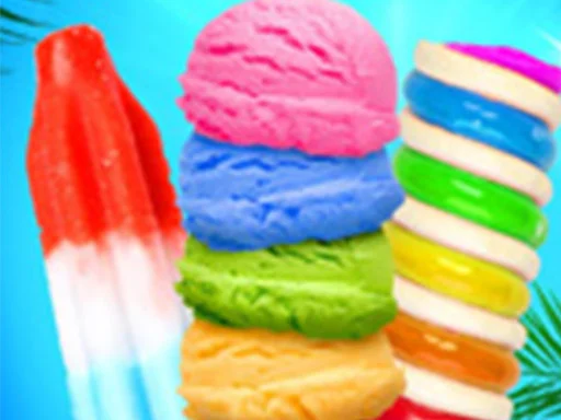 Gökkuşağı Dondurma ve Lolipop - Buz Gibi Tatlı Yapımı