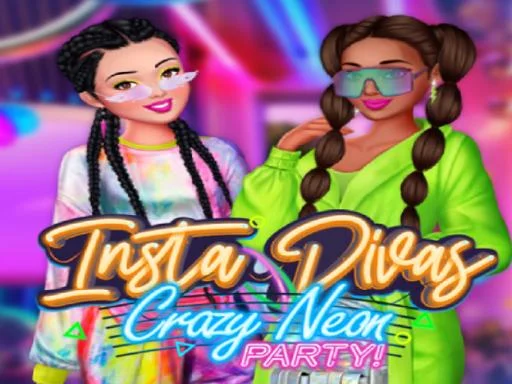 Insta Divaları: Neon Parti Çılgınlığı!