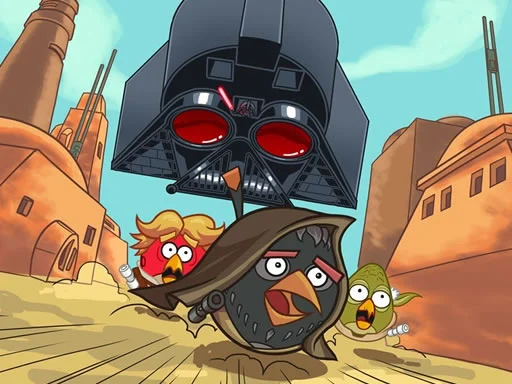 Kızgın Kuşlar Star Wars Boyama: Güç Seninle Olsun!