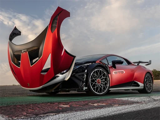 Lamborghini Huracan STO Kaydırmaca: Süper Arabayı Tamamla!