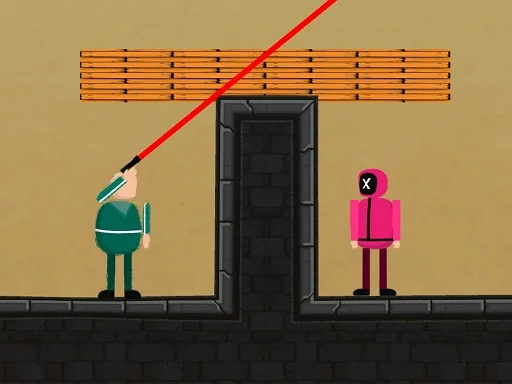 Mürekkep Balığı Oyunu: Kurşun Yağmuru 2D