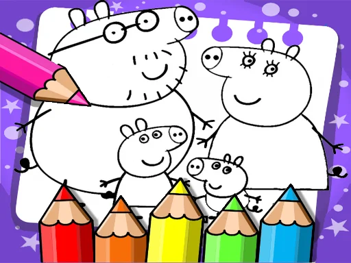 Peppa Pig Boyama Kitabı: Renklerle Coş!