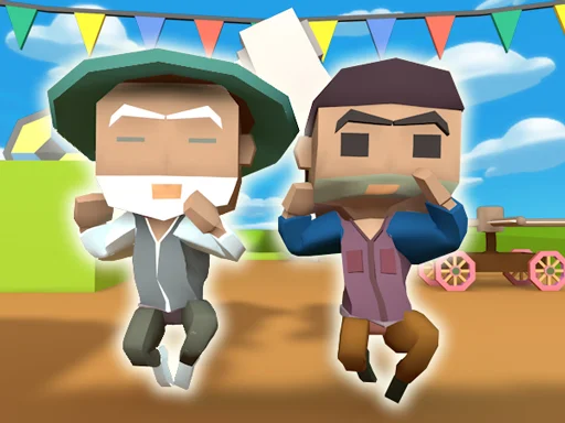 Piksel Kaçış Royale 3D: Hayatta Kalma Arenası!