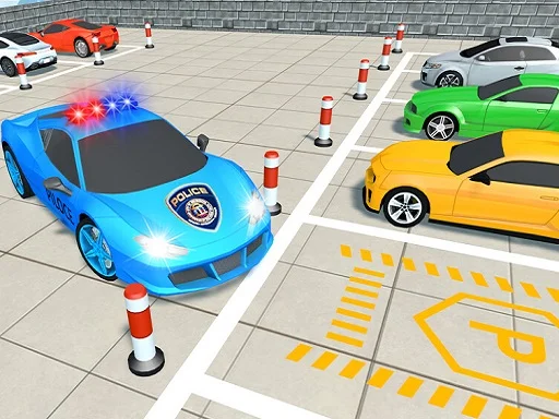 Polis Süper Araba Park Etme Macerası 3D: Drift King'i Ol!