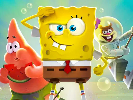 SüngerBob Yarışçı 3D: Bikini Bottom'da Gaza Bas!