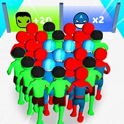 Süper Kahraman Sayı Ustalığı: Kalabalığı Topla, Zafere Koş! 🦸‍♂️🏃‍♂️