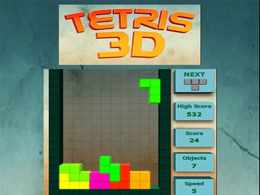 Tetris 3D: Uzay Macerası!