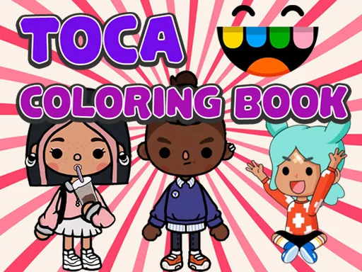Toca Life Boyama Kitabı: Renklerle Hayat Bul!