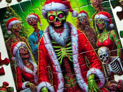 Zombi Noel Yapbozu: Korku Fanları İçin Bayram Eğlencesi!
